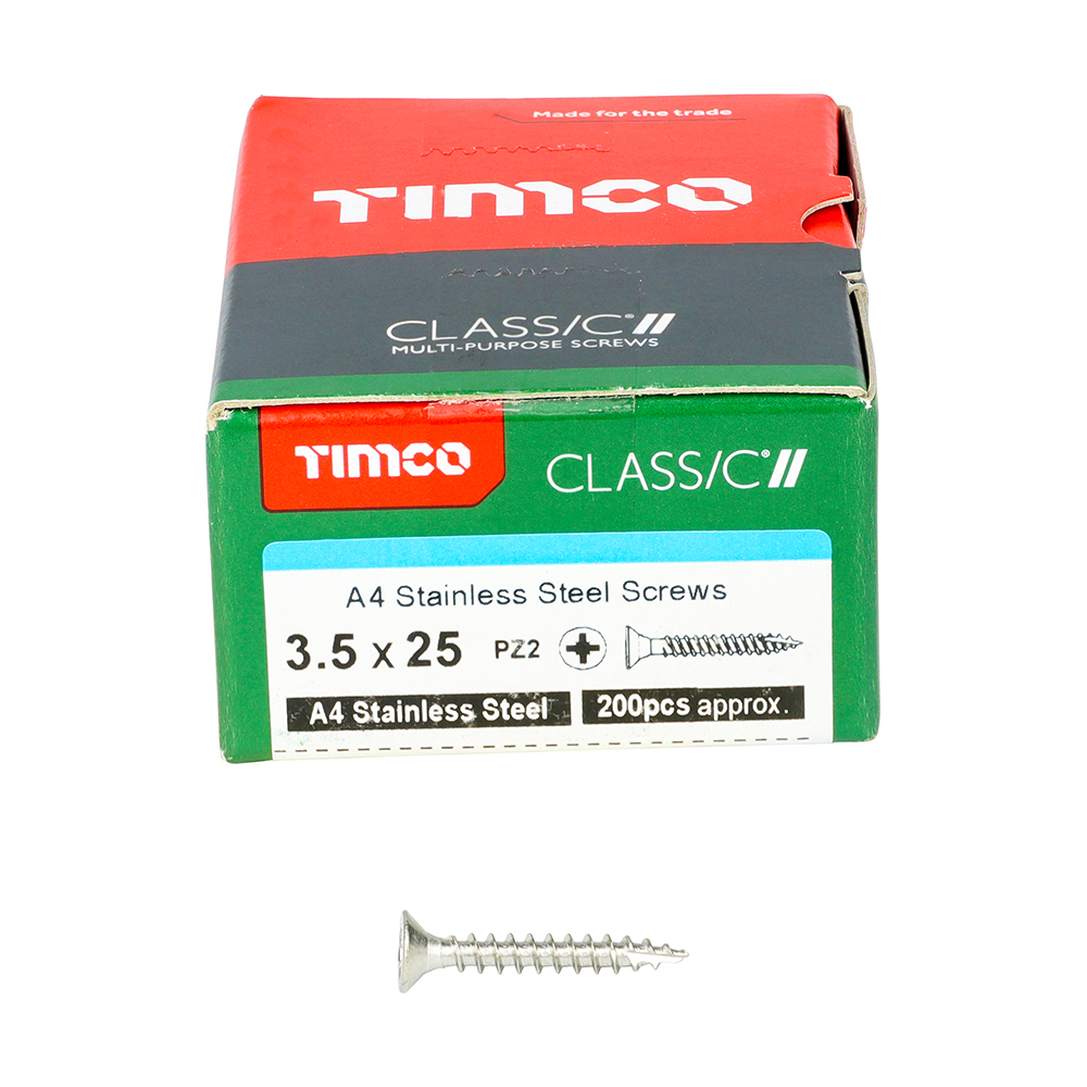 Classic Screw PZ2 CSK A4 SS - Image 3