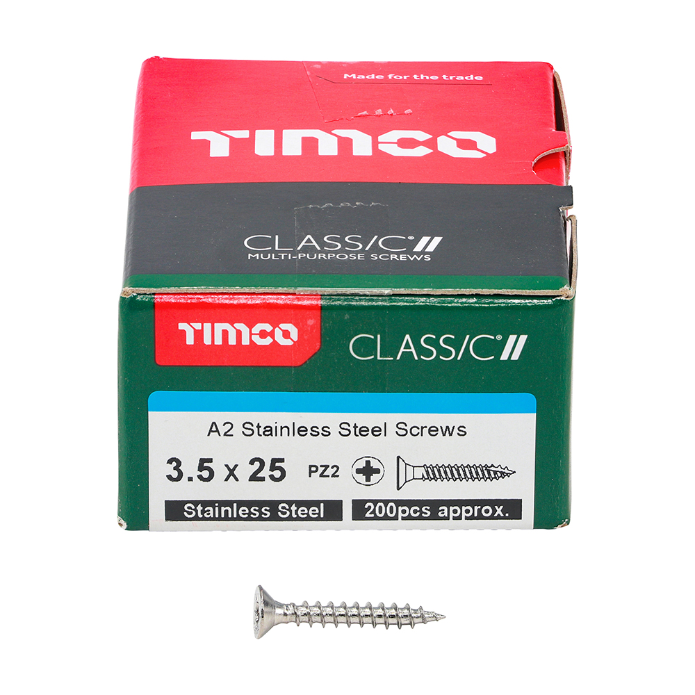 Classic Screw PZ2 CSK A2 SS - Image 3