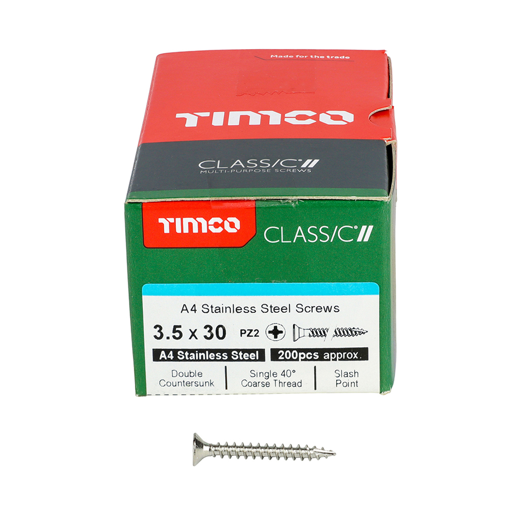 Classic Screw PZ2 CSK A4 SS - Image 3
