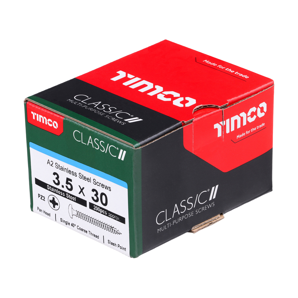 Classic Screw PZ2 PAN A2 SS - Image 2