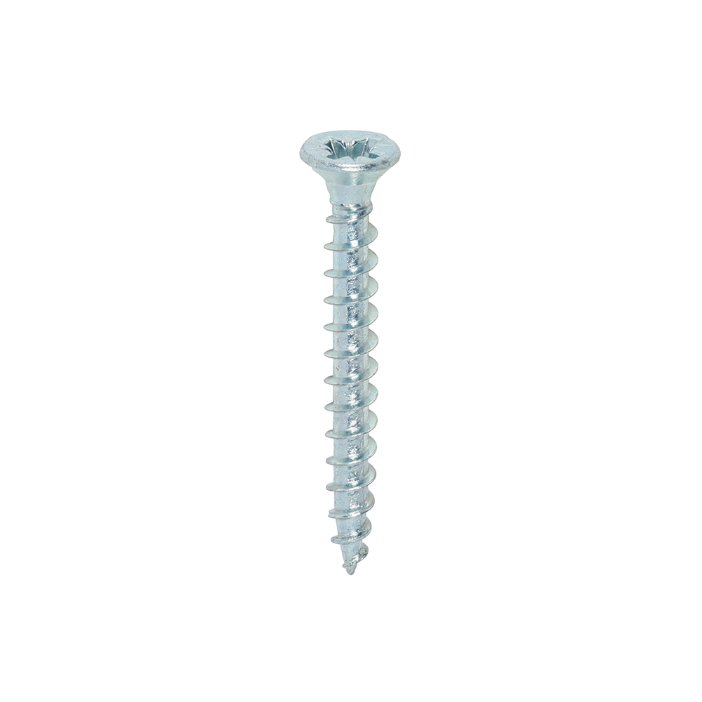 Solo Woodscrew PZ2 CSK Zinc - Image 1