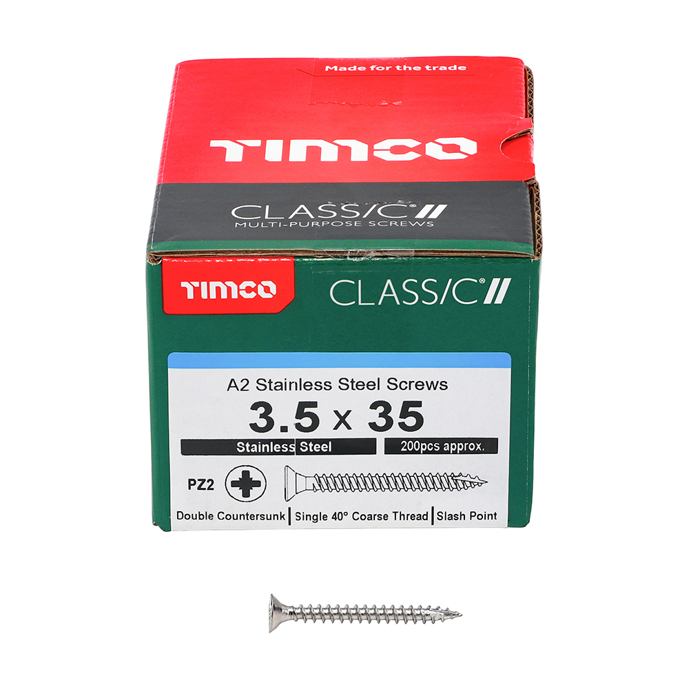 Classic Screw PZ2 CSK A2 SS - Image 3