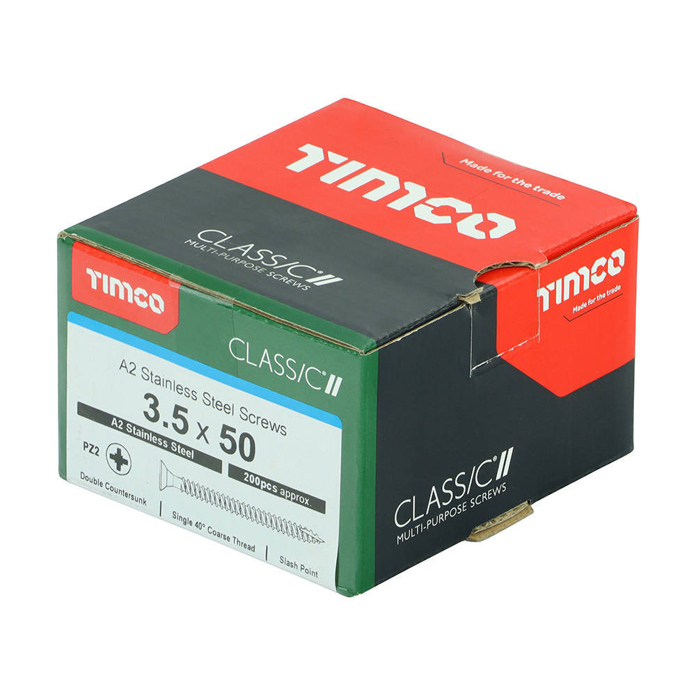 Classic Screw PZ2 CSK A2 SS - Image 2