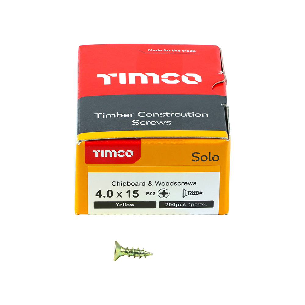 Solo Woodscrew PZ2 CSK ZYP - Image 3
