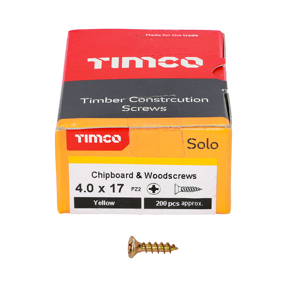 Solo Woodscrew PZ2 CSK ZYP - Image 3