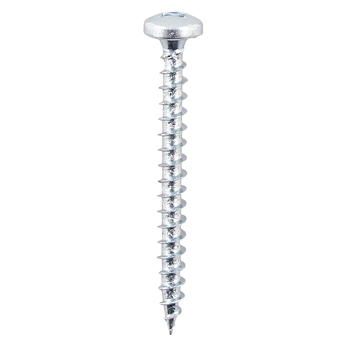Solo Woodscrew SQ2 PAN Zinc - Image 1