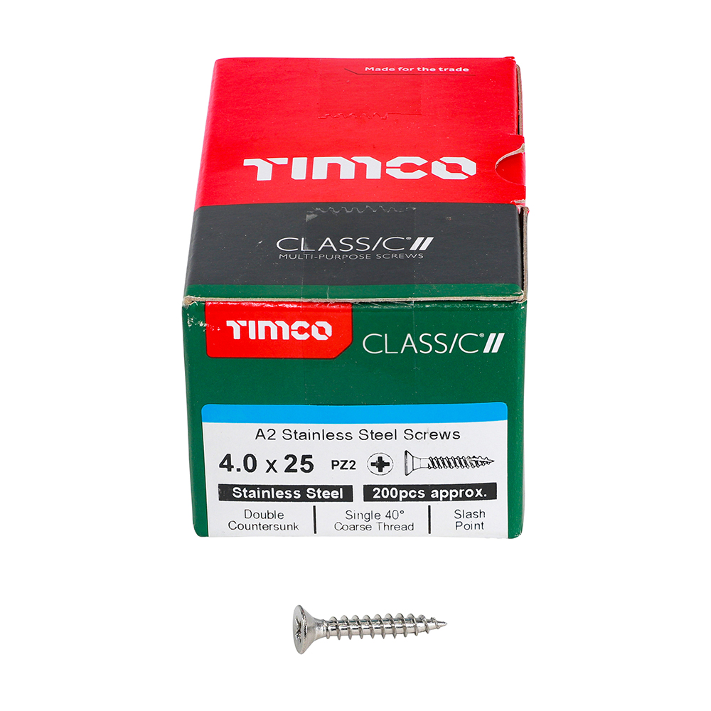 Classic Screw PZ2 CSK A2 SS - Image 3