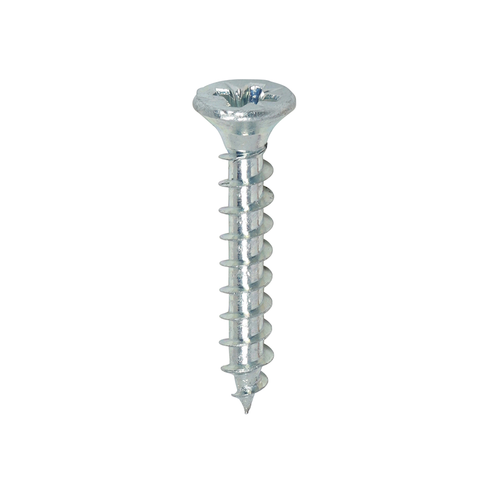 Solo Woodscrew PZ2 CSK Zinc - Image 1