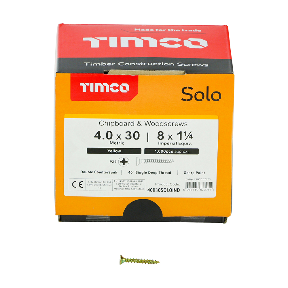 Solo Woodscrew CSK - ZYP (IND) - Image 4