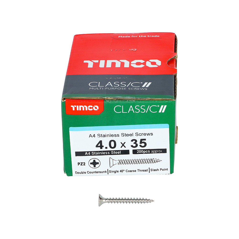 Classic Screw PZ2 CSK A4 SS - Image 3