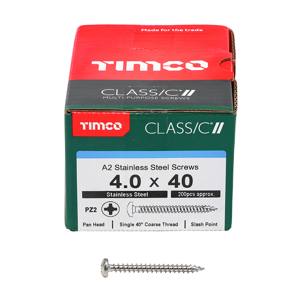 Classic Screw PZ2 PAN A2 SS - Image 3