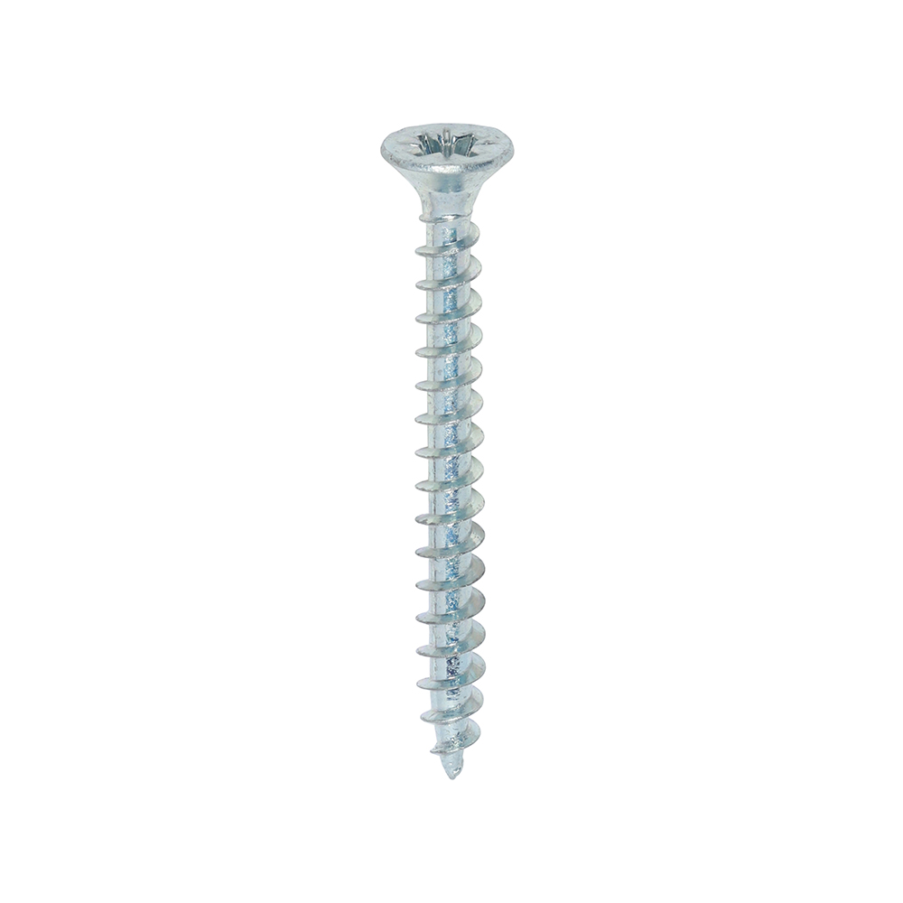 Solo Woodscrew PZ2 CSK Zinc - Image 1
