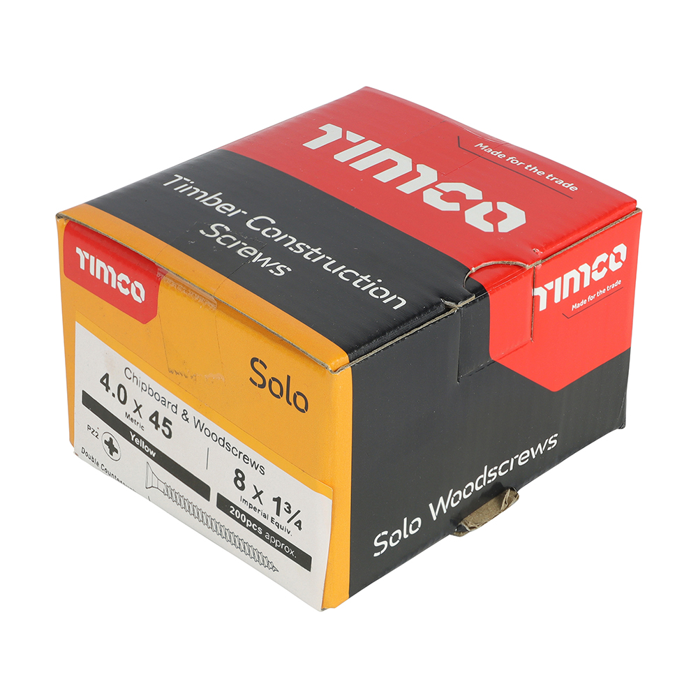 Solo Woodscrew PZ2 CSK ZYP - Image 2