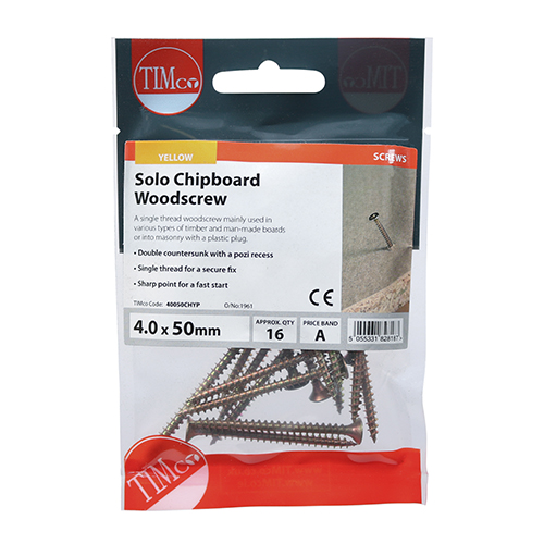 Solo Woodscrew PZ2 CSK - ZYP - Image 2
