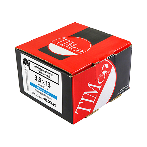 S/Tapping Screw PZ2 CSK A2 SS - Image 2