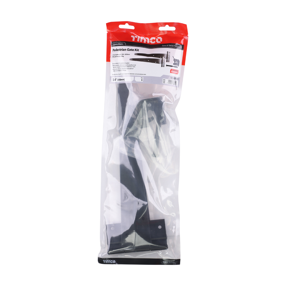 Pedestrian Gate Kit Black - Image 2