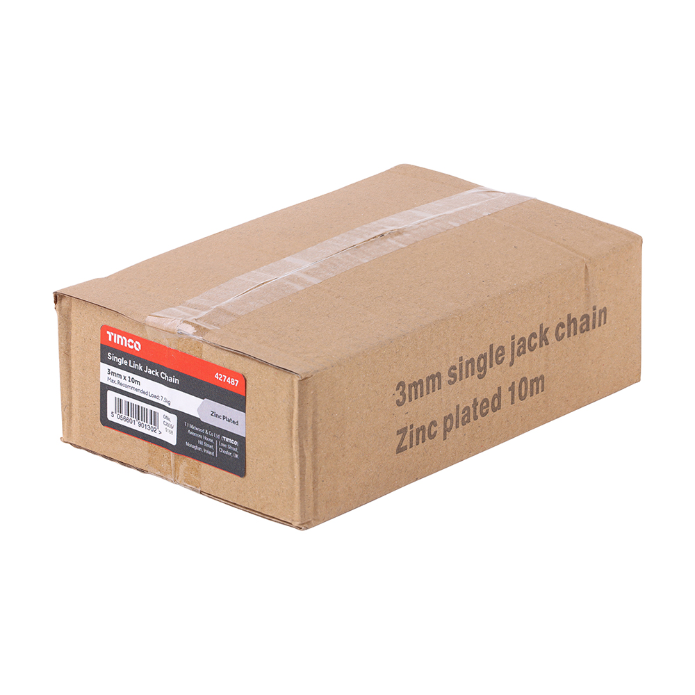 Single Link Jack Chain Zinc - Image 2