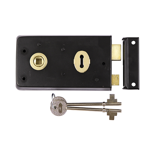 Rim Sash Lock - Black