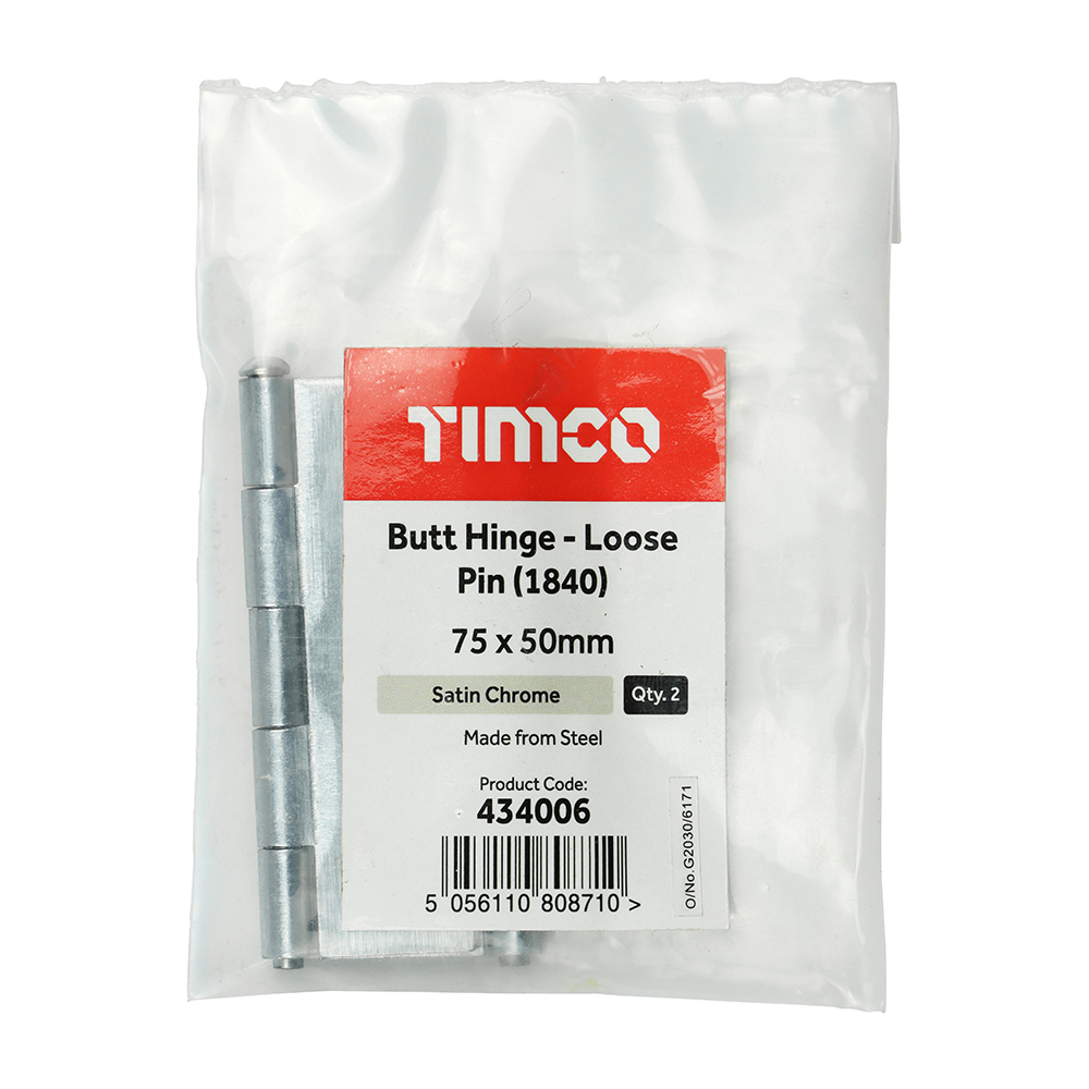 Butt Hinge Loose Pin SC - Image 2