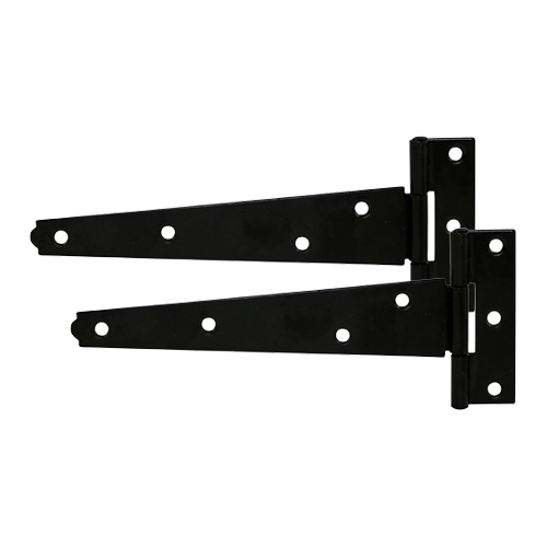 Light Tee Hinge Pair Black
