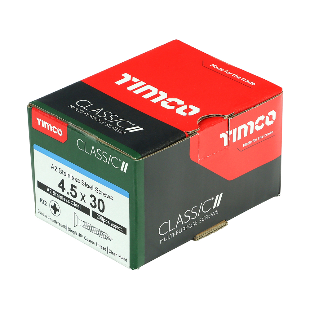 Classic Screw PZ2 CSK A2 SS - Image 2