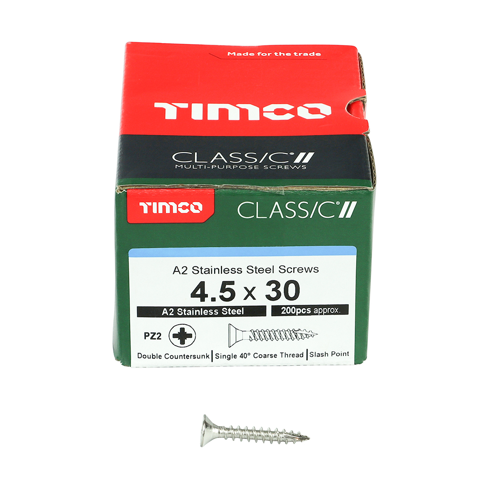 Classic Screw PZ2 CSK A2 SS - Image 3