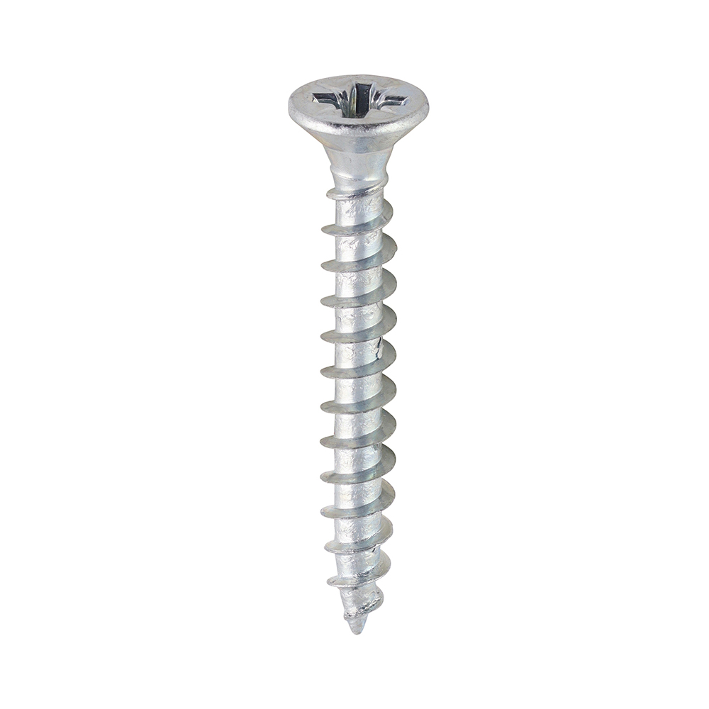 Solo Woodscrew PZ2 CSK Zinc - Image 1