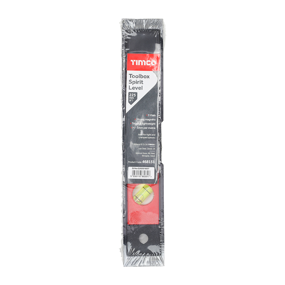 Toolbox Spirit Level - Plastic - Image 2