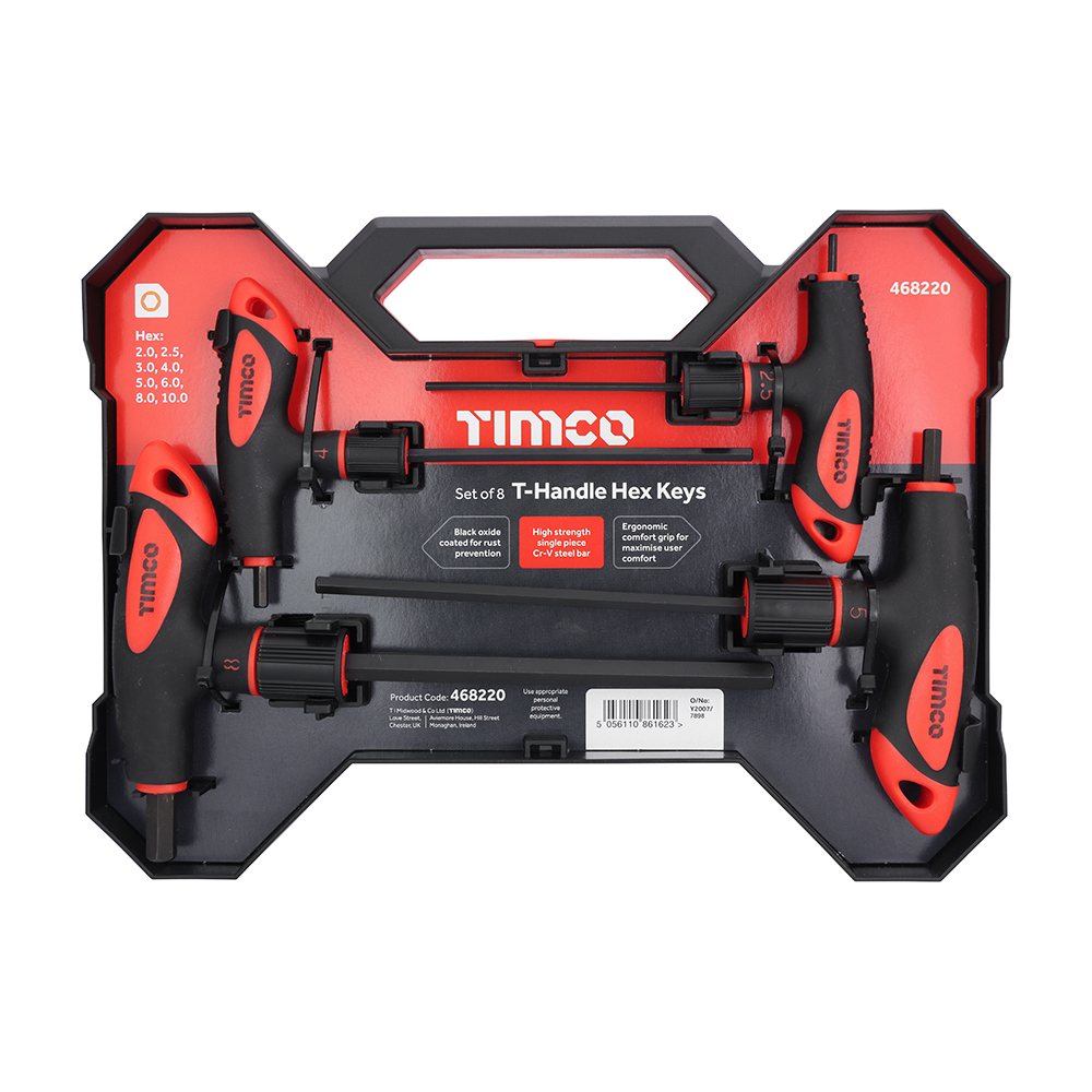 T-Handle Hex Key Set - Image 3
