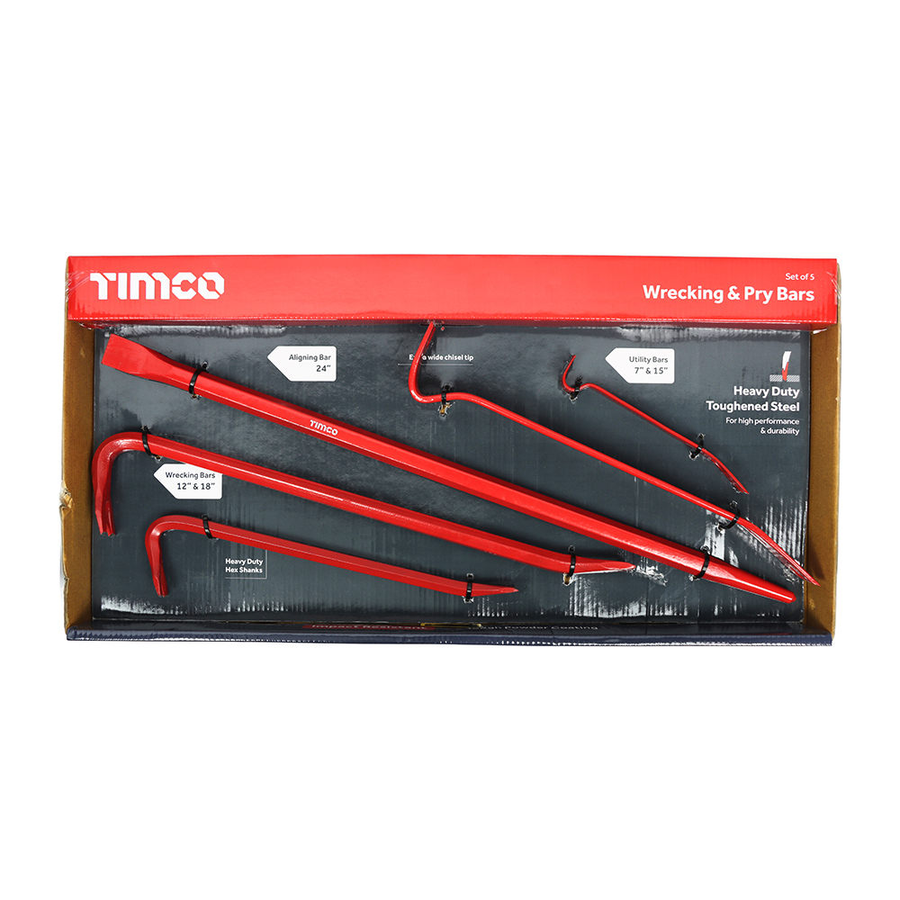 Wrecking & Pry Bar Set - Image 2