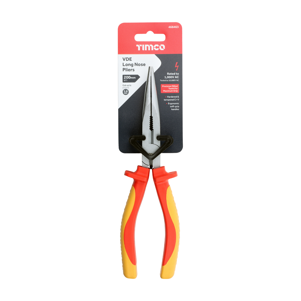 VDE Long Nose Pliers - Image 2