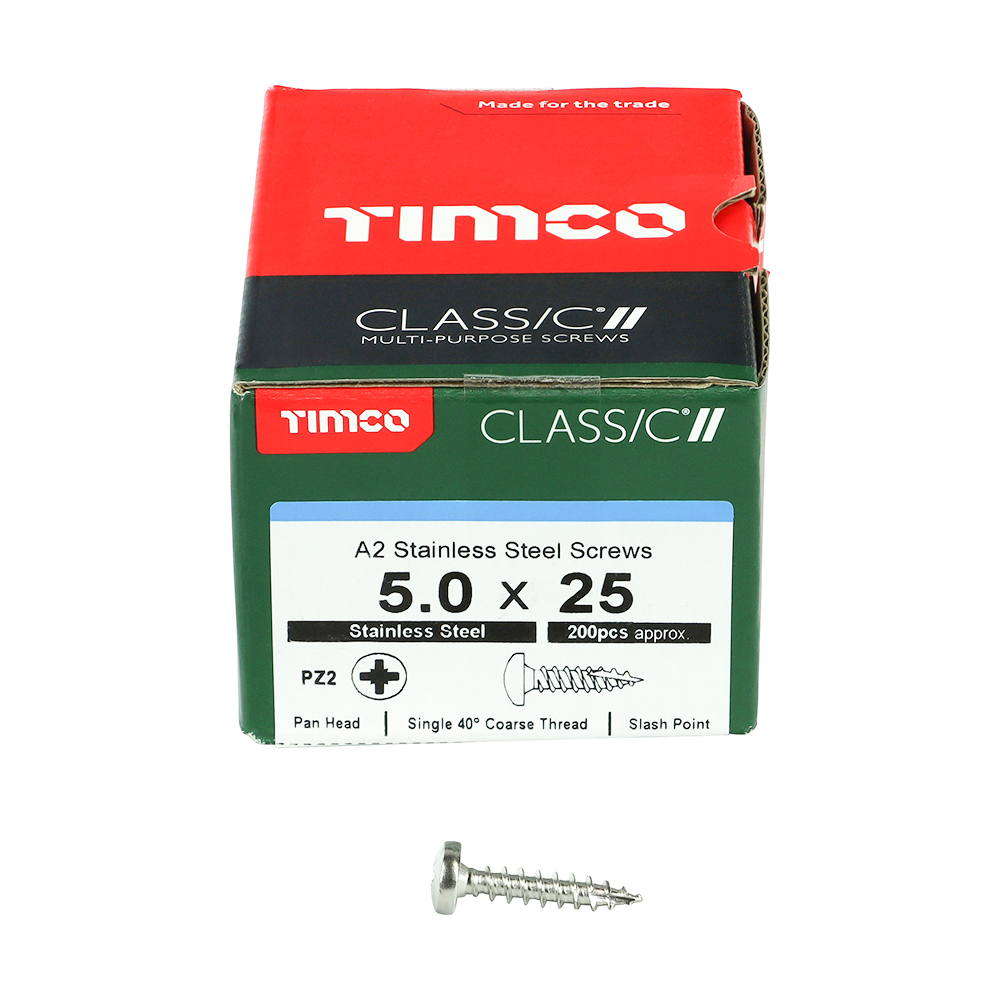 Classic Screw PZ2 PAN A2 SS - Image 3