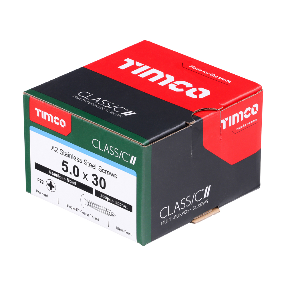 Classic Screw PZ2 PAN A2 SS - Image 2