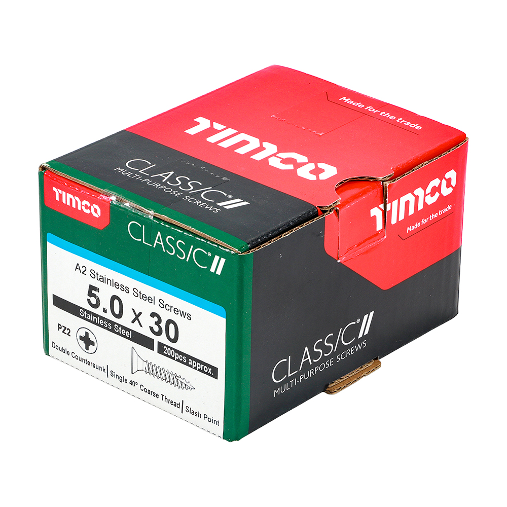Classic Screw PZ2 CSK A2 SS - Image 2