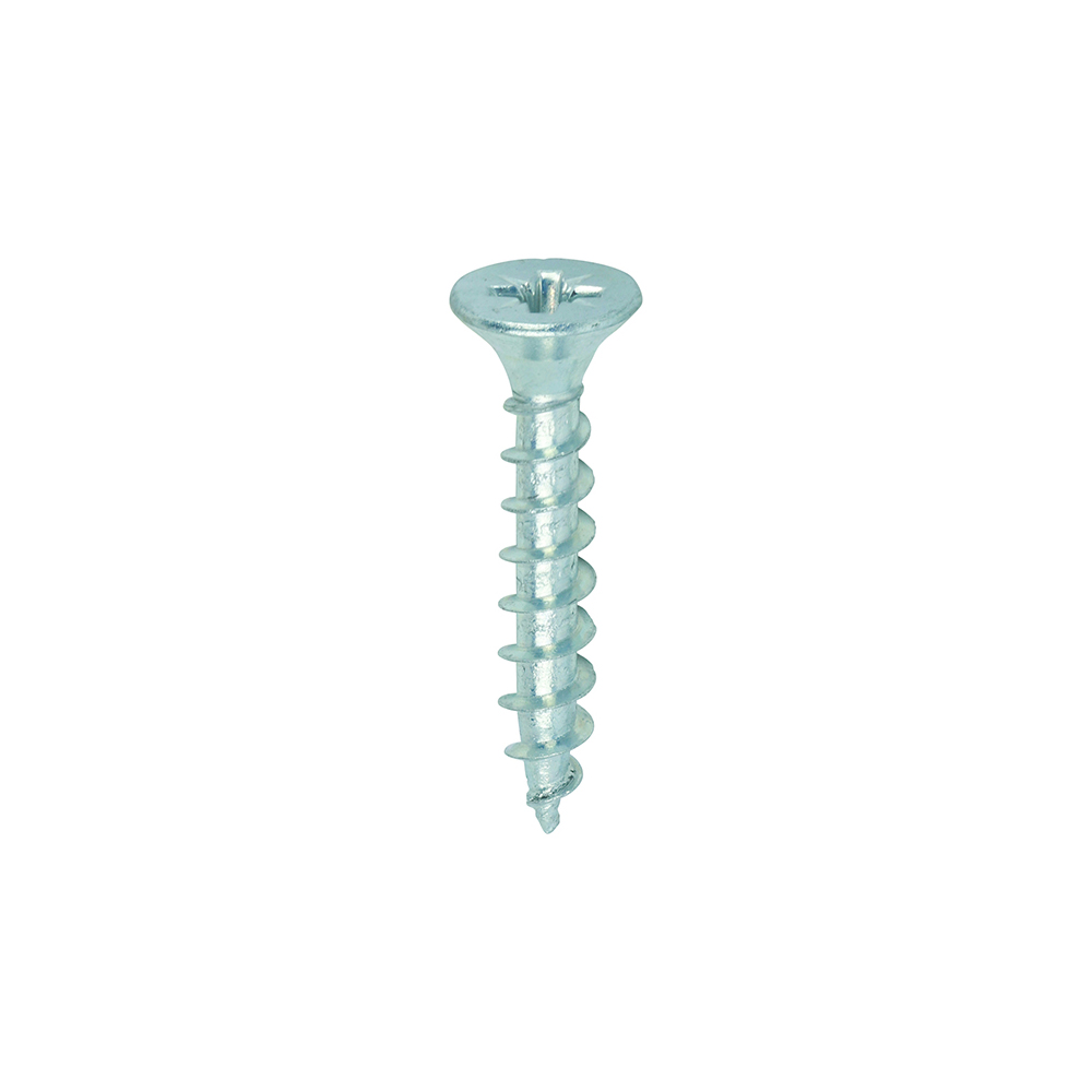 Solo Woodscrew PZ2 CSK Zinc - Image 1