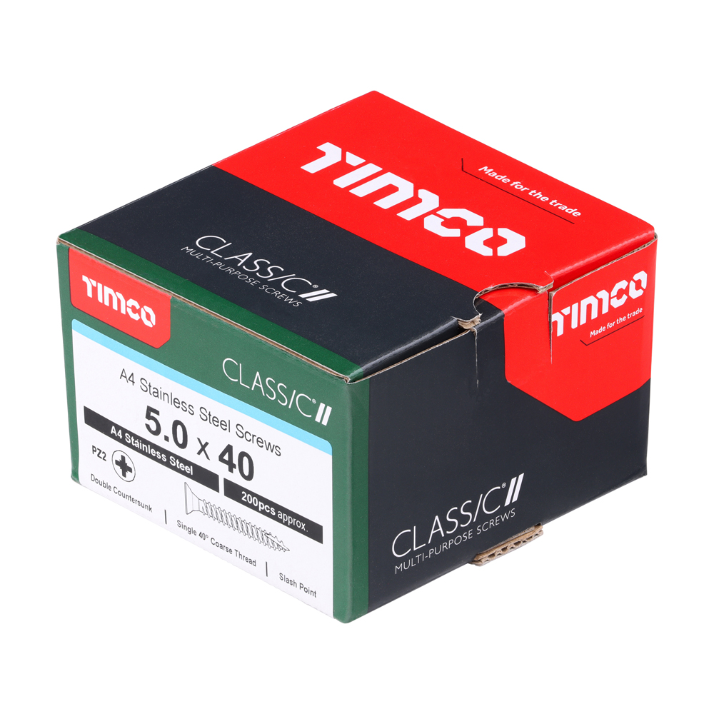 Classic Screw PZ2 CSK A4 SS - Image 2