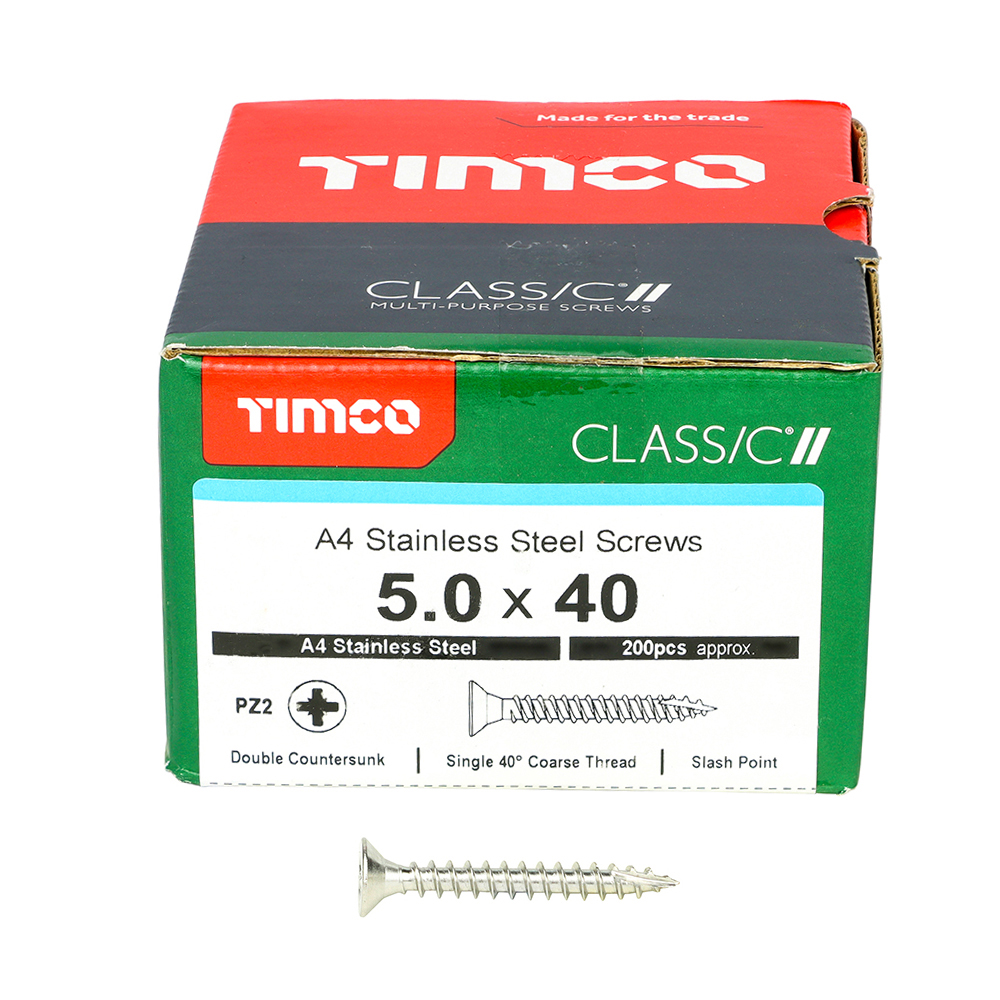 Classic Screw PZ2 CSK A4 SS - Image 3