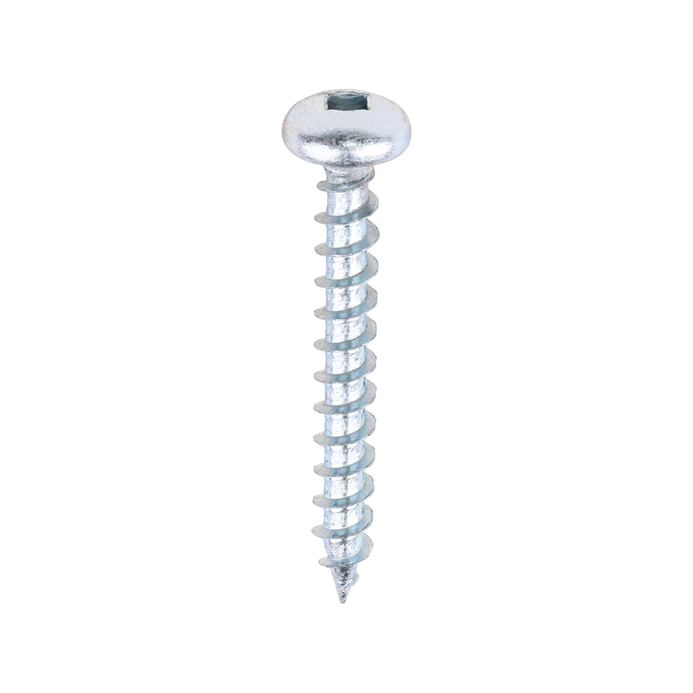 Solo Woodscrew SQ2 PAN Zinc - Image 1
