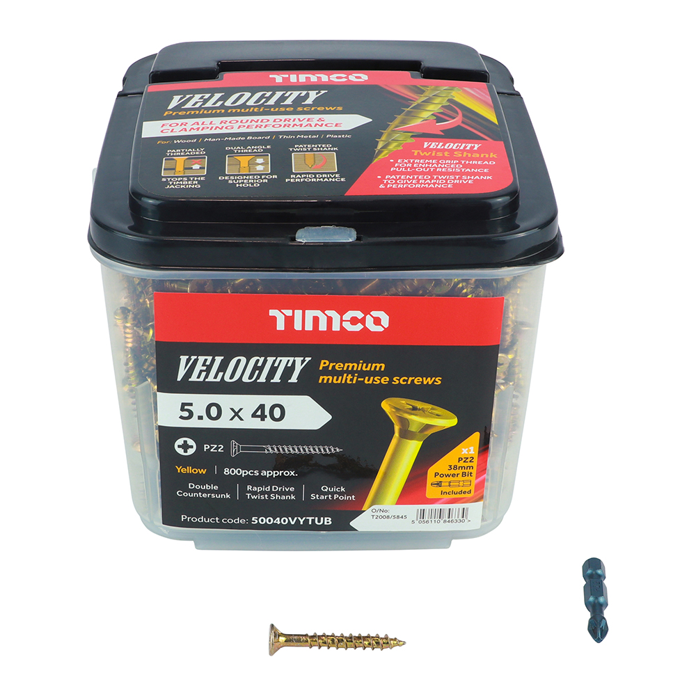 Velocity Screw PZ2 CSK ZYP - Image 3