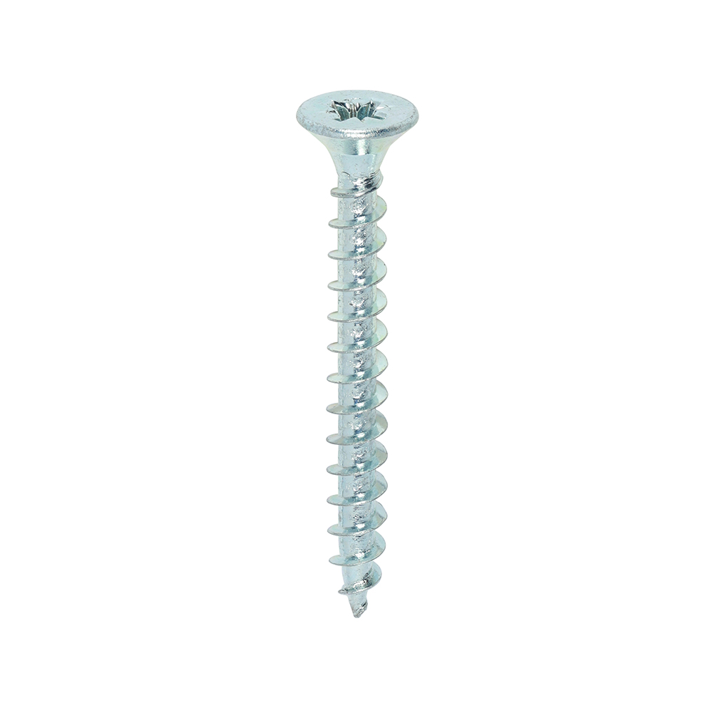 Solo Woodscrew PZ2 CSK Zinc - Image 1