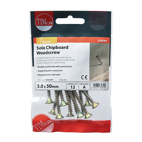 Solo Woodscrew PZ2 CSK - ZYP - Image 2