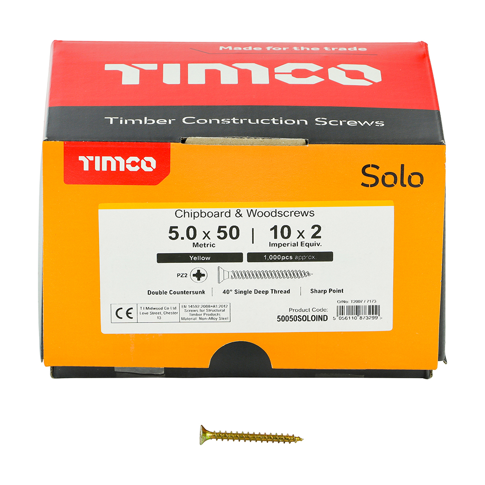 Solo Woodscrew CSK - ZYP (IND) - Image 4