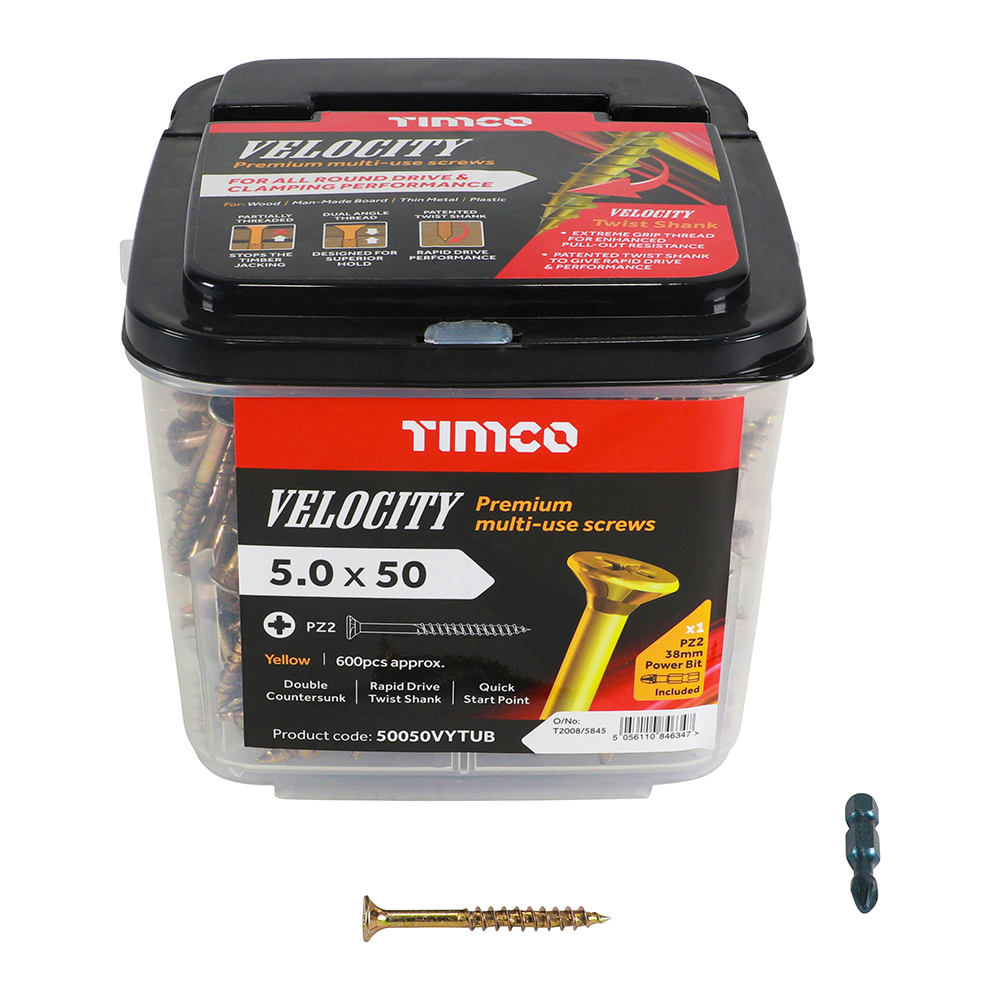 Velocity Screw PZ2 CSK ZYP - Image 3