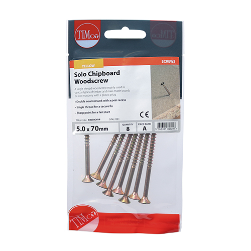 Solo Woodscrew PZ2 CSK - ZYP - Image 2