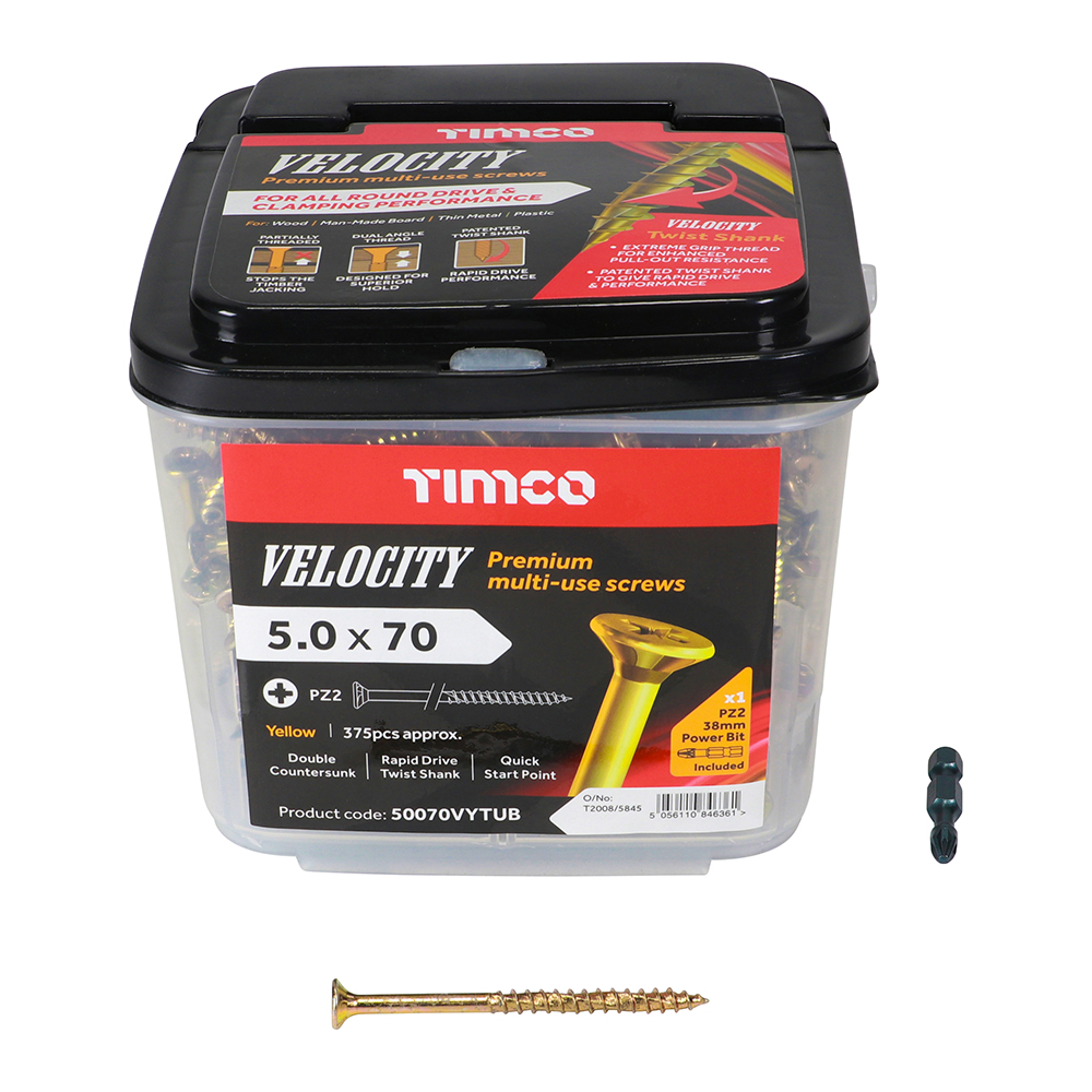 Velocity Screw PZ2 CSK ZYP - Image 3