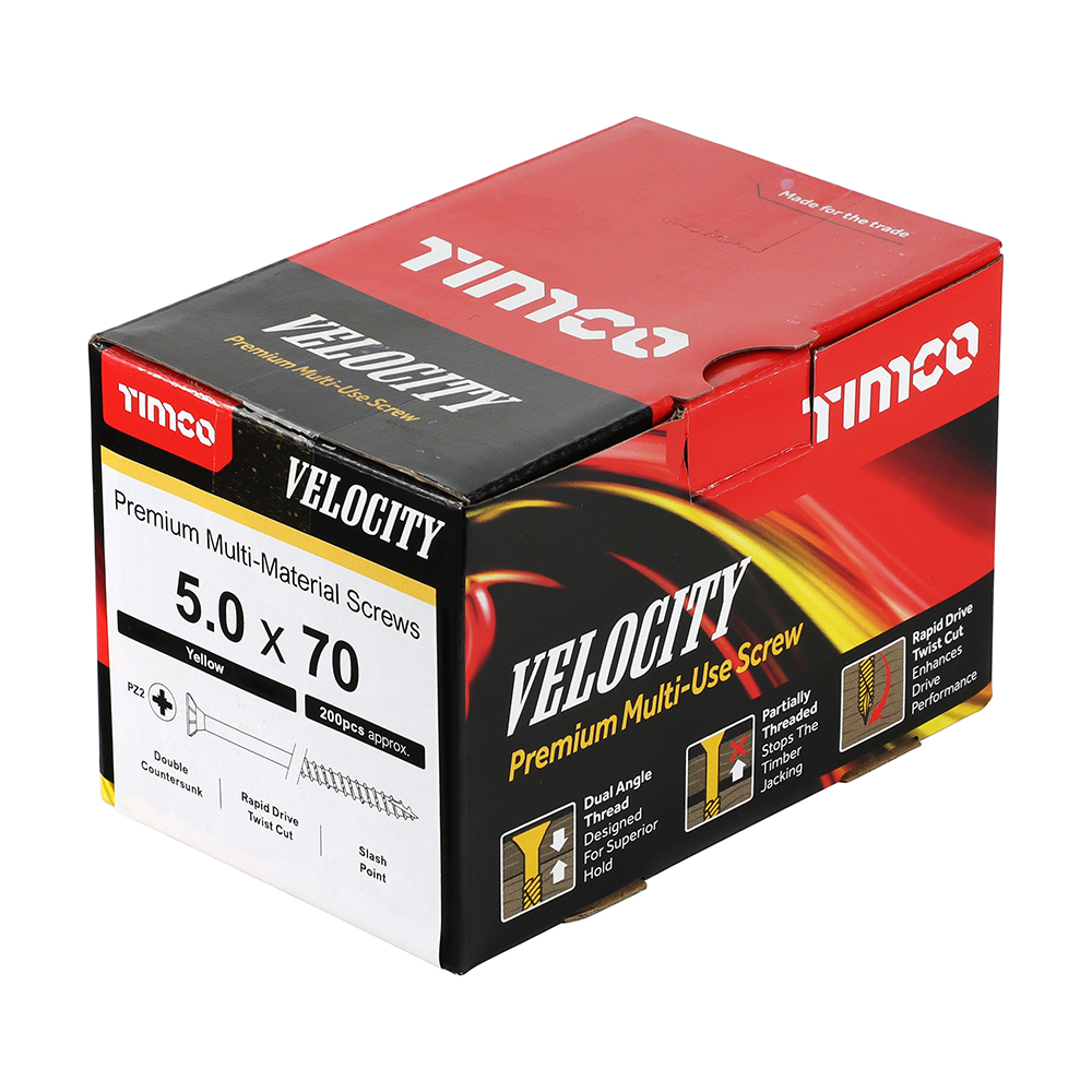 Velocity Screw PZ2 CSK ZYP - Image 2