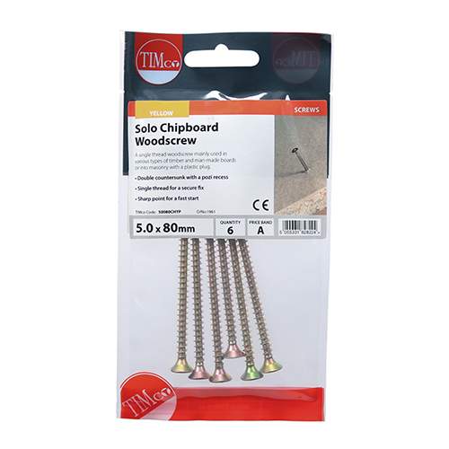 Solo Woodscrew PZ2 CSK - ZYP - Image 2