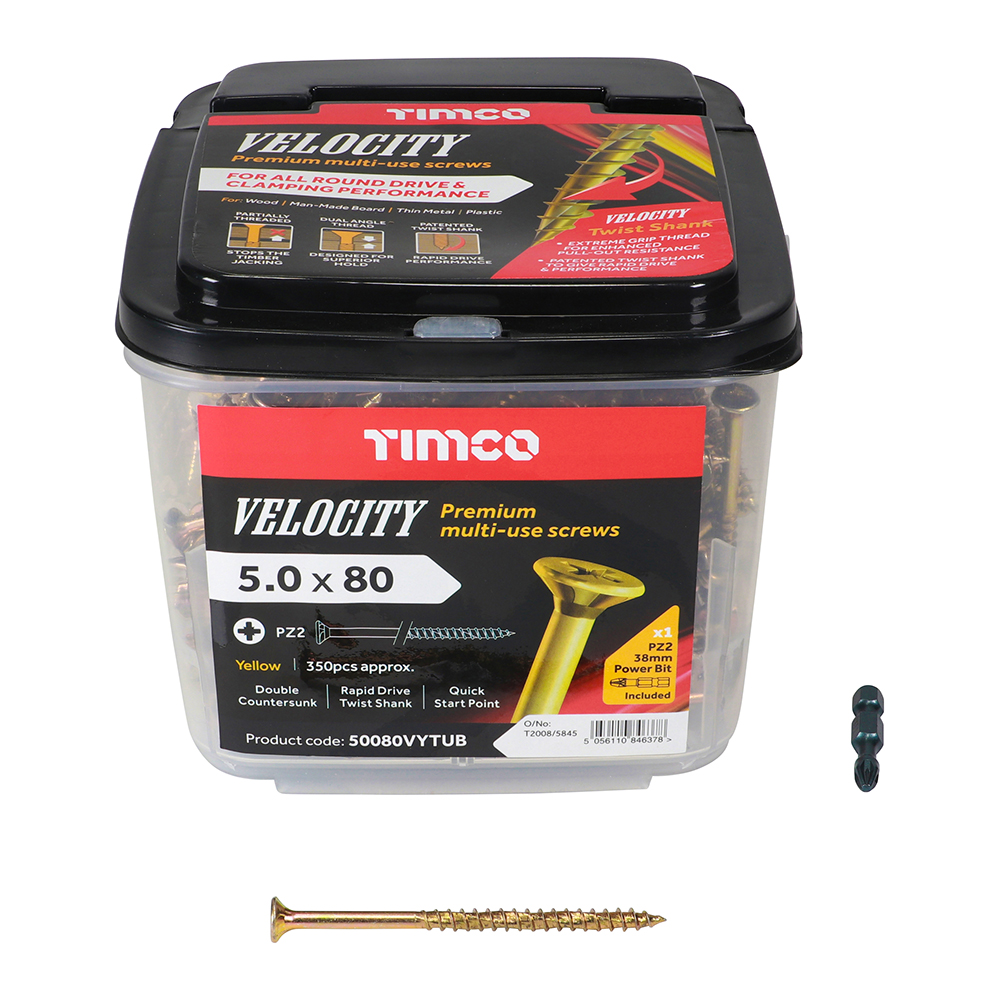 Velocity Screw PZ2 CSK ZYP - Image 3
