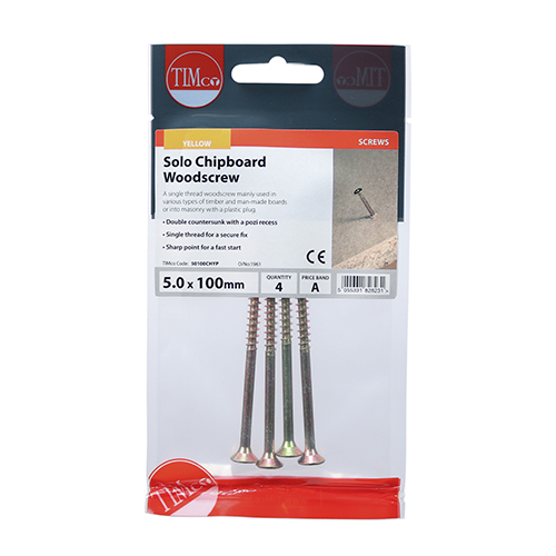Solo Woodscrew PZ2 CSK - ZYP - Image 2