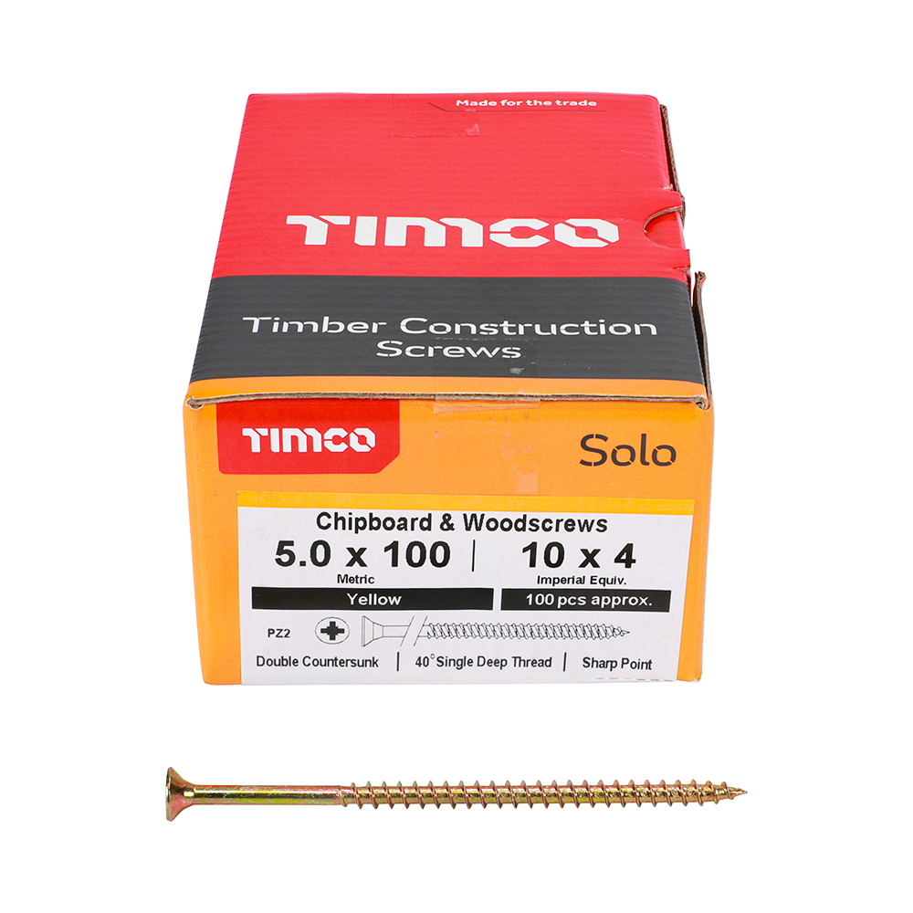 Solo Woodscrew PZ2 CSK ZYP - Image 3